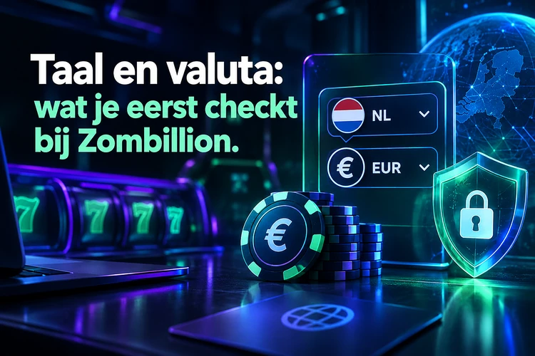 Taal en valuta: wat je eerst checkt bij Zombillion